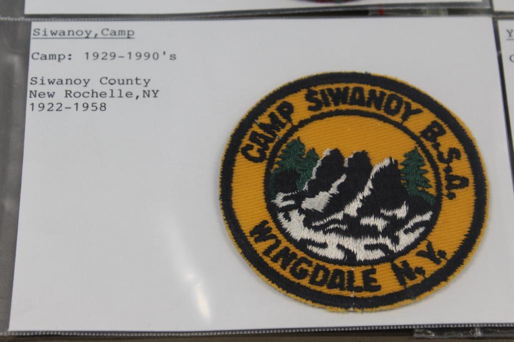 8 Early BSA Camp Patches including 3 Yatasi Camp and More