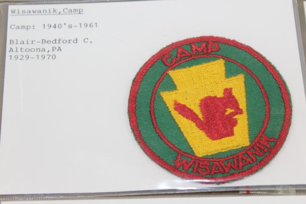 8 Early BSA Camp Patches including 3 Yatasi Camp and More