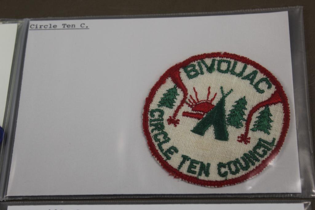 3 Circle 10 Council Patches and One Early Camp McLoughlin Patch