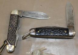 Two Folding Knives and Whistle