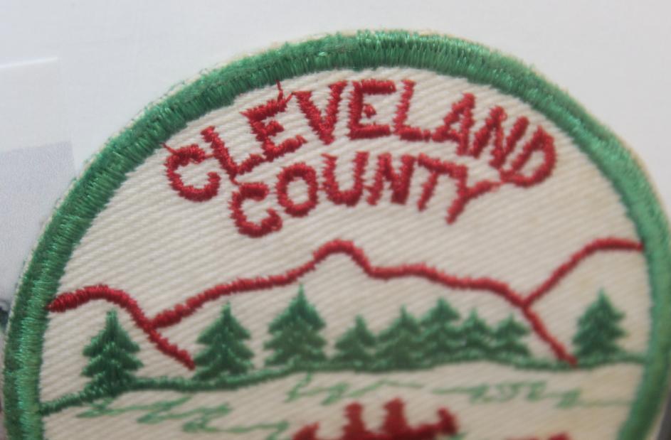 1950 Cleveland County Camporee Twill Patch