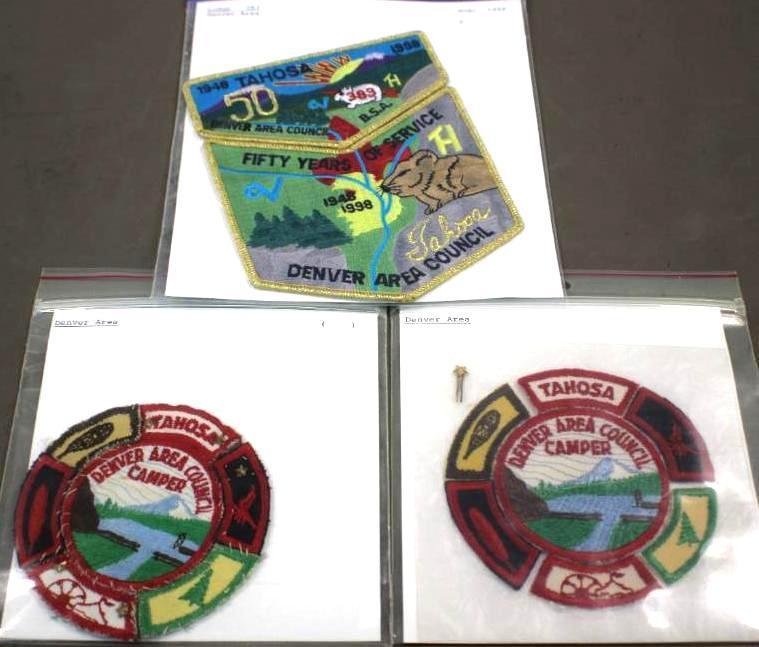Three Sets Denver Area Council and Camper Patches