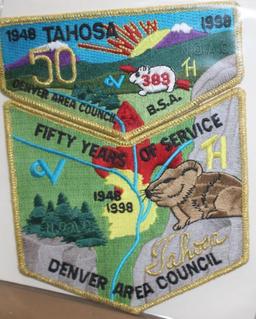 Three Sets Denver Area Council and Camper Patches