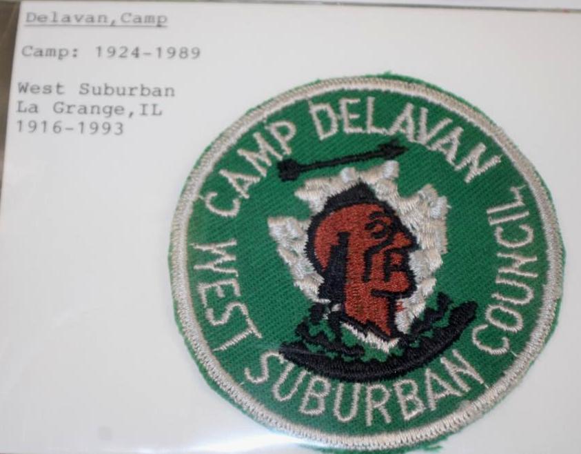 Six Soft Embroidered Twill BSA Camp Patches