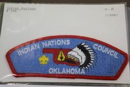 9 "Indian" Named BSA Council Patches
