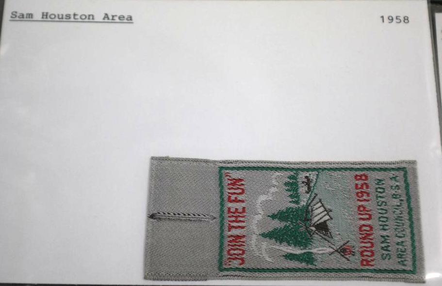 8 BSA Woven Event Patches Dated 1958 or 1959