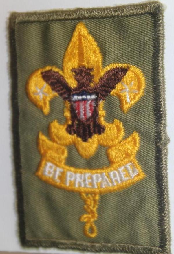 BSA First Class, Second Class, and Tenderfoot Patches