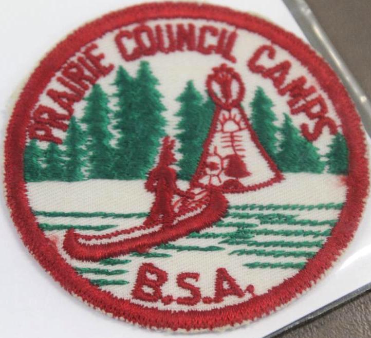 Prairie Council Camps BSA Early Twill Patch