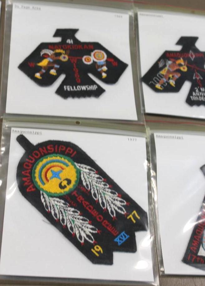 Large 1969 Natokiokan and 5 Amaquonsippi Trade-O-Ree Event Patches