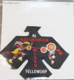 Large 1969 Natokiokan and 5 Amaquonsippi Trade-O-Ree Event Patches