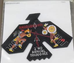 Large 1969 Natokiokan and 5 Amaquonsippi Trade-O-Ree Event Patches