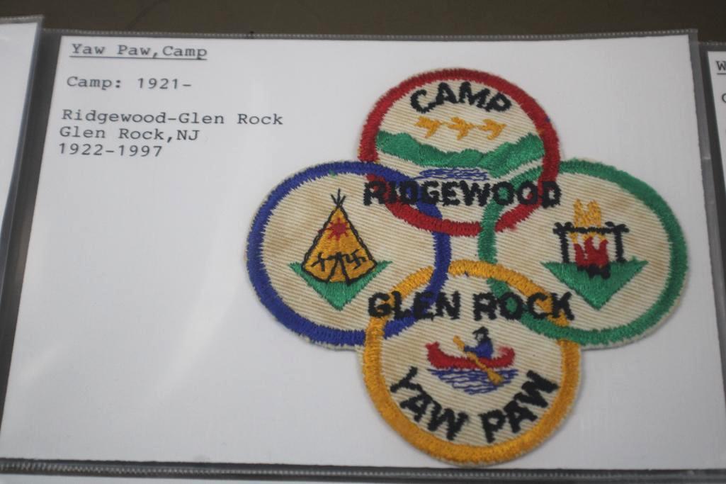 12 BSA Scouting Camp Patches