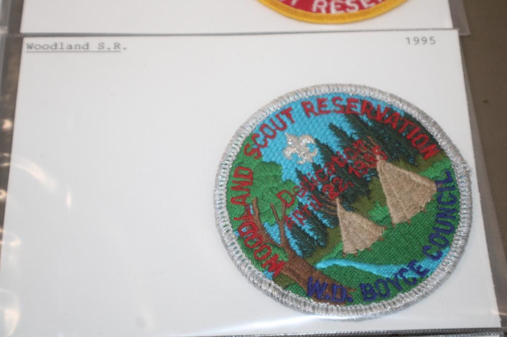 12 BSA Scouting Camp Patches