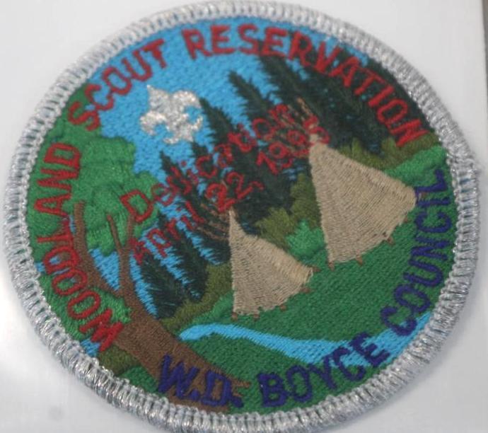 12 BSA Scouting Camp Patches