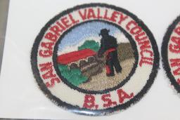 11 Early Californian Council Patches and Accessory Patches