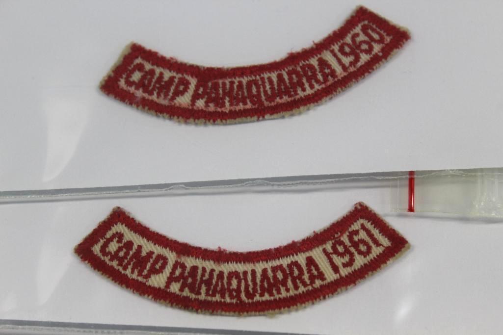 9 Camp Paquaharra Add-On Patches Dated 1960-1971 and More