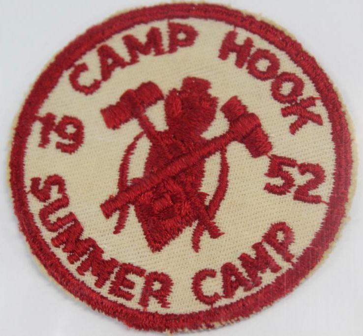 Camp Hook 1952 Summer Camp Twill Patch