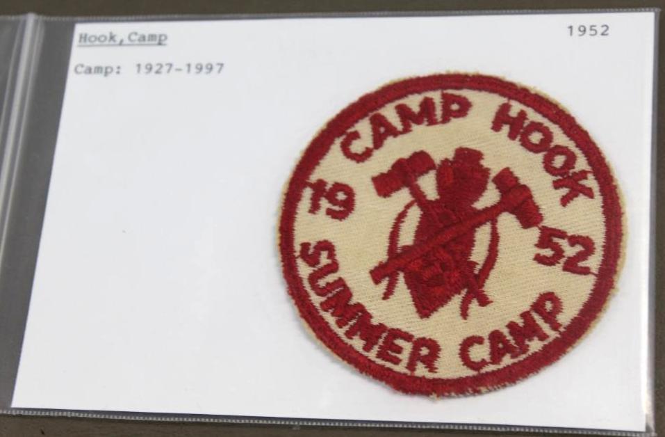 Camp Hook 1952 Summer Camp Twill Patch