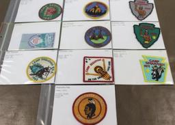 Ten Camp Sequoyah Patches Dated 1951-1971