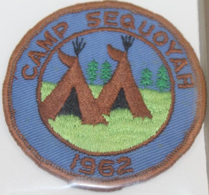 Ten Camp Sequoyah Patches Dated 1951-1971