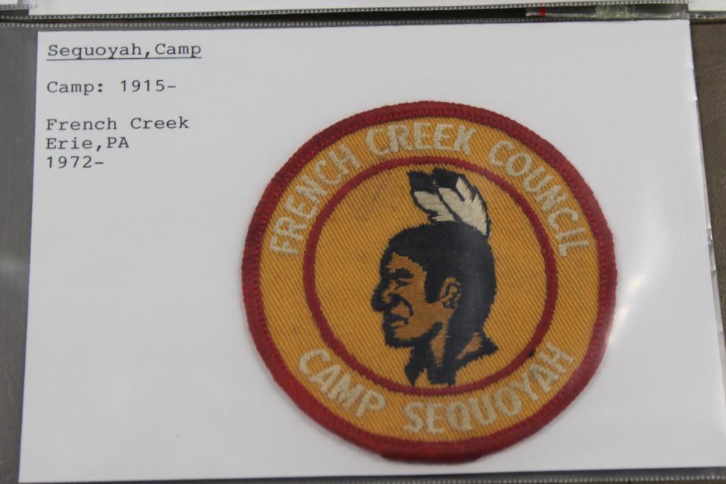 Ten Camp Sequoyah Patches Dated 1951-1971