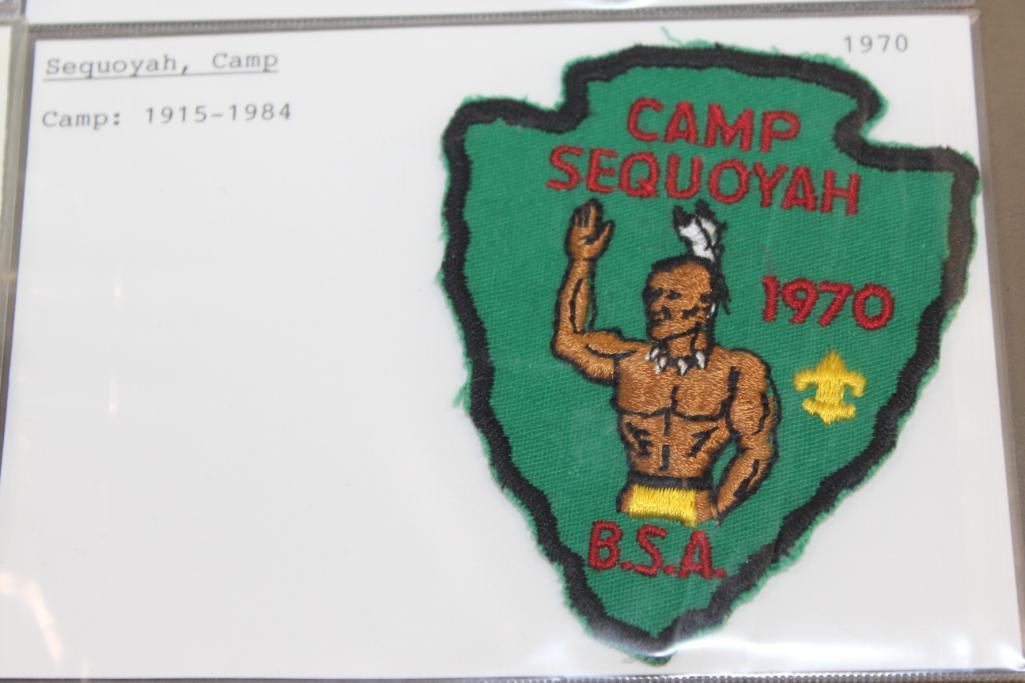 Ten Camp Sequoyah Patches Dated 1951-1971