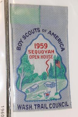 Ten Camp Sequoyah Patches Dated 1951-1971