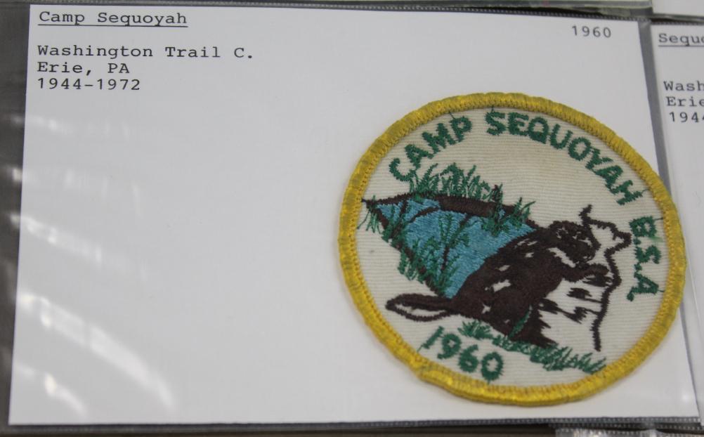 Ten Camp Sequoyah Patches Dated 1951-1971