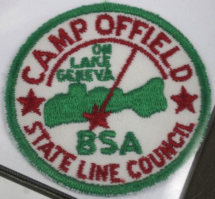 Two Camp Offield State Line Council Patches Pre-1960