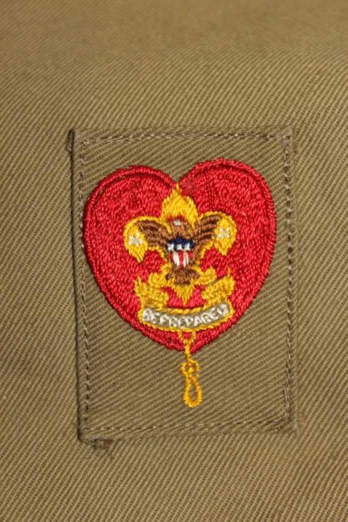 Older Sash With Many Merit Badges