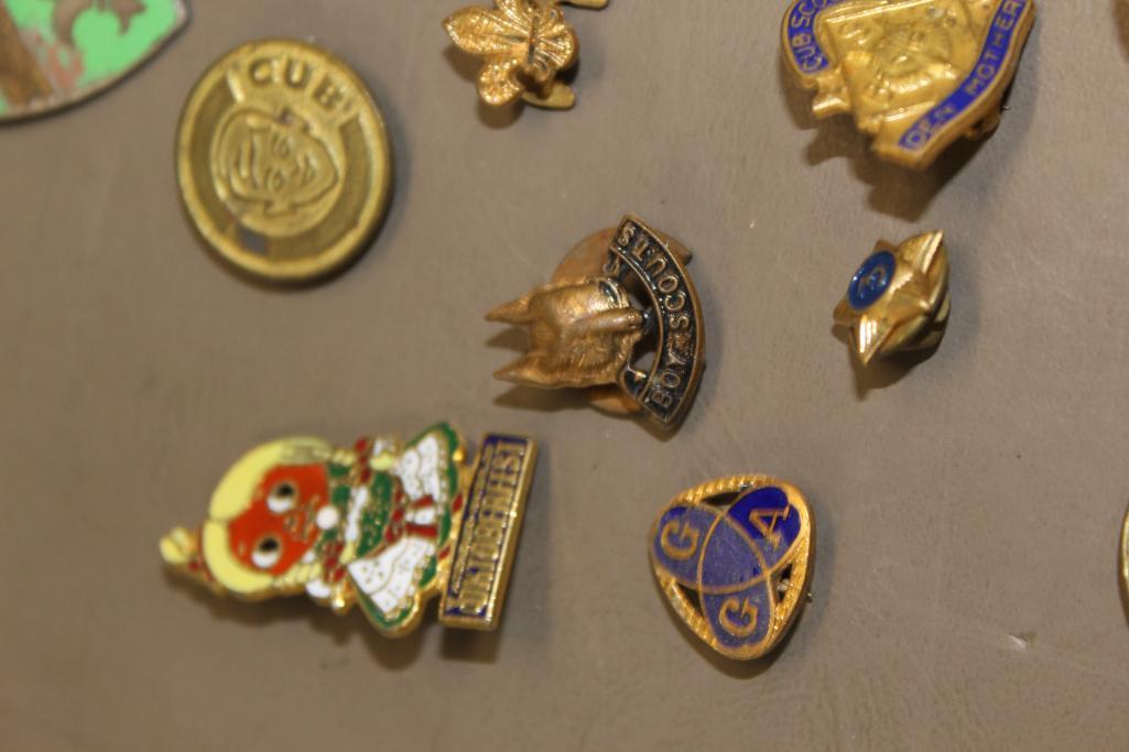 Collection of 40 or More BSA Pins and Others