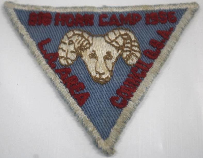 Six Early BSA Camp Patches in Soft Embroidered Fabric Style