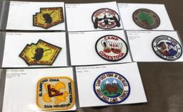 8 Mixed BSA Regional Camp and Council Patches