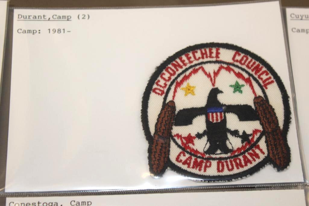 8 Mixed BSA Regional Camp and Council Patches