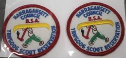 Mixed Yawgoog Scout Reservation Patches and Accessory Patches