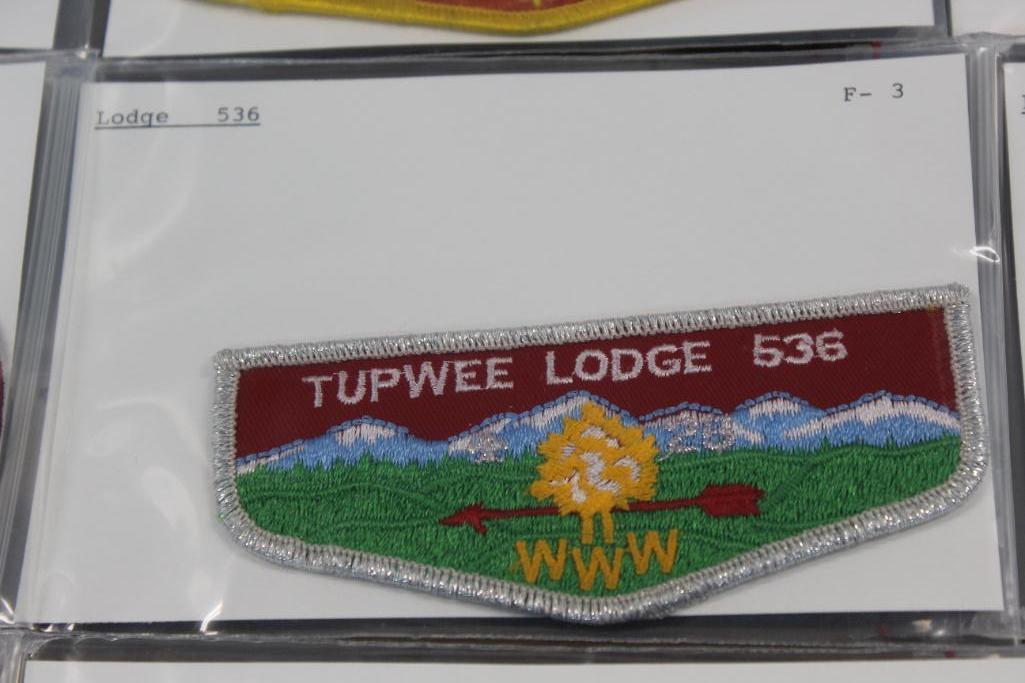 12 Shoulder or Pocket Patches for Lodges 529 and 536