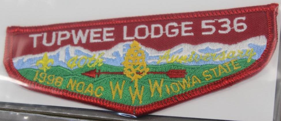 12 Shoulder or Pocket Patches for Lodges 529 and 536