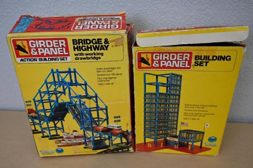 Kenner Girder & Panel Building Sets # 72070 & 72030!