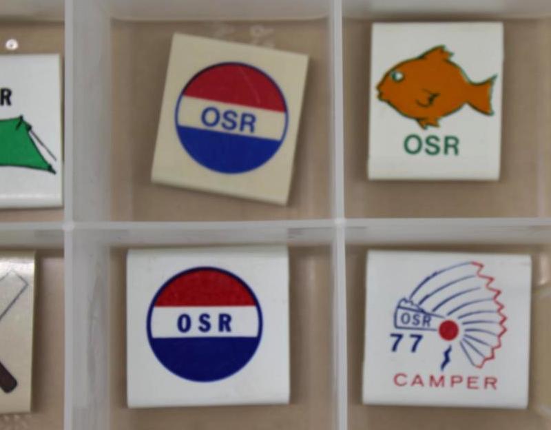 Collection of Vintage OSR Scout Camp Belt Loops