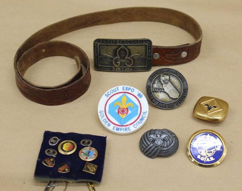 BSA Golden Empire Council Memorabilia and Miscellaneous Pins