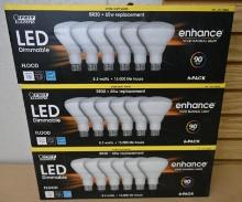 Eighteen Feit Electric LED Dimmable Flood Light Bulbs