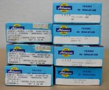 Seven Athearn HO Scale Unassembled Train Cars