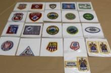 More Than 20 Mixed Patches Including Wells Fargo Alarm Services