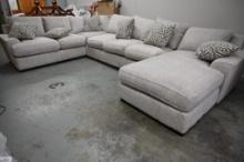 Three Piece Stanton Sectional with Two Sets of Pillows