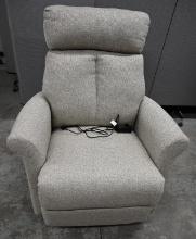 Elran Tan Power Swivel Recliner