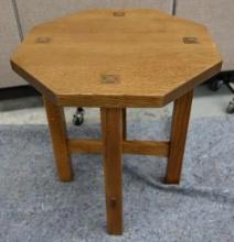 Octagon Stickley Side Table