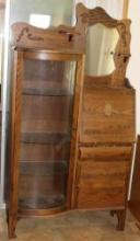 Excellent Antique Wood Secretary