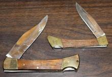 Pair of Imported Buck-Style Folding Knives