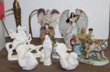 Mixed Porcelain Figures and More