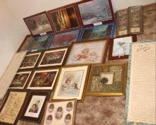 Huge Assortment of Art Prints and Frames